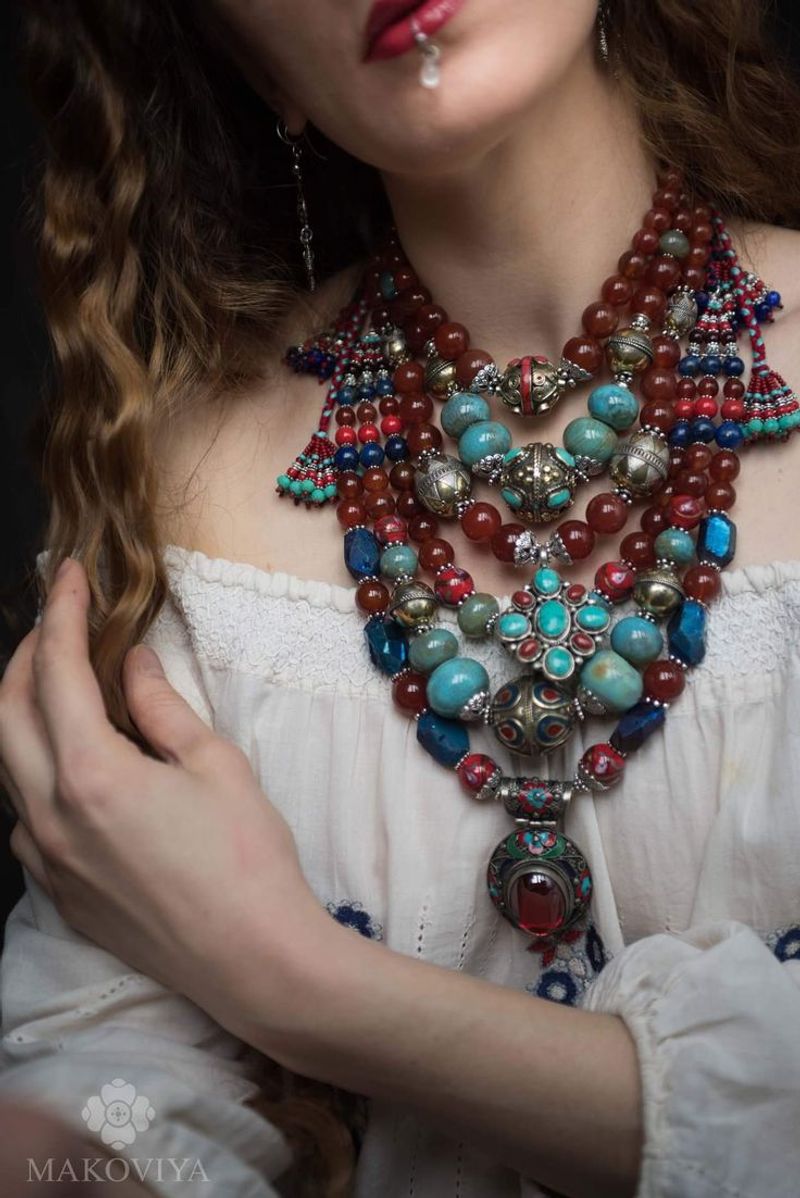 Bohemian Beaded Necklaces
