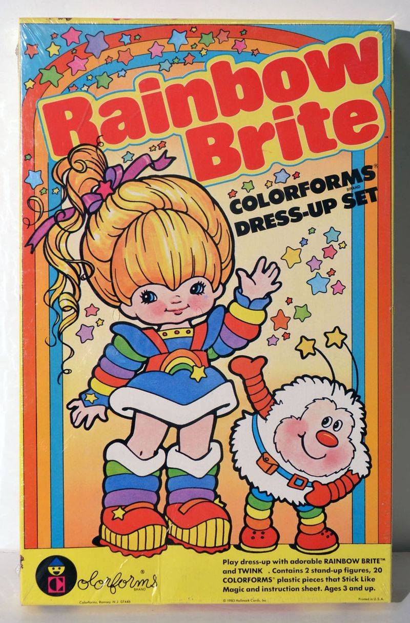 Rainbow Brite Colorforms
