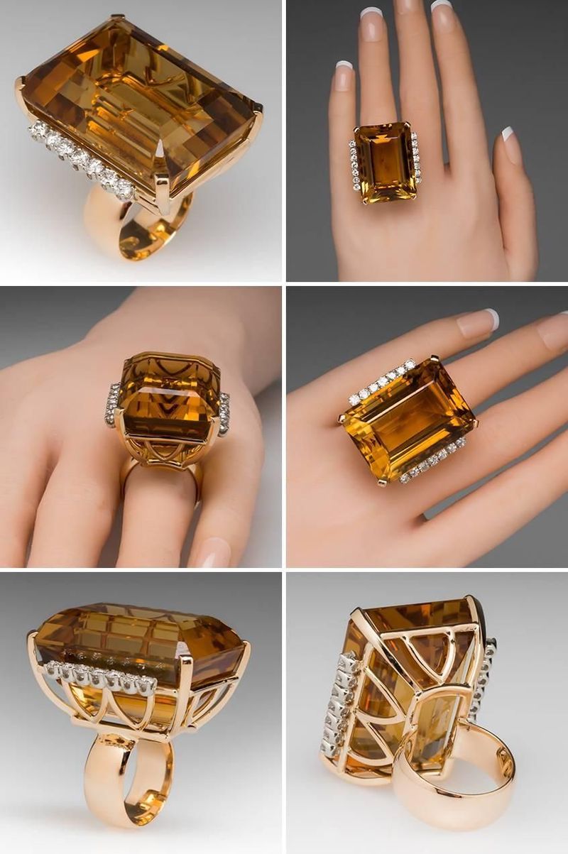 Retro Cocktail Rings